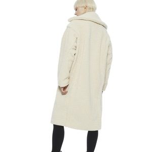 APPARIS Daryna sherpa long coat XS Ivory